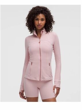 lululemon athletica define jacket nulu in pink haze/rose gold
